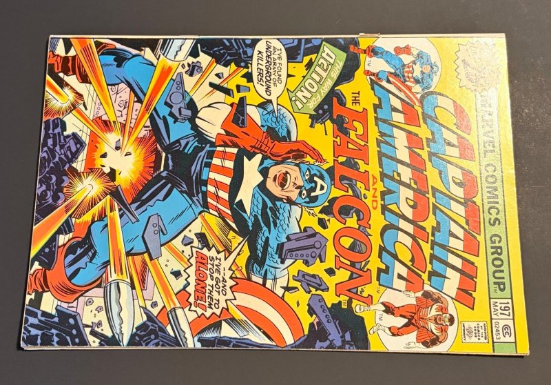 Captain America #196, #197 (SET) ( 8.0 VFN ) Jack Kirby is BACK! 1976