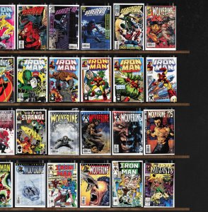 Huge Lot 140+ Comics with Wolverine, Iron Man, Incredible Hulk & More!