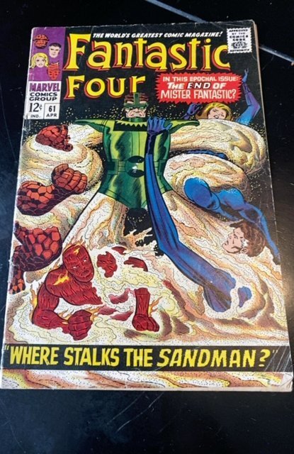 Fantastic Four #61 (1967)enter the sandman