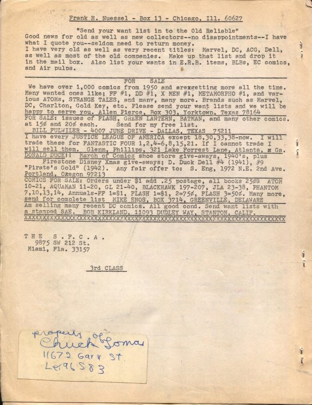 Rocket's Blast  & Comicollector #43 1966-ad for 1st price guide-Jerry bails-VG+