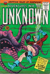 Adventures Into The Unknown #157 - The Tittering Texan - (Grade 7.0) 1965