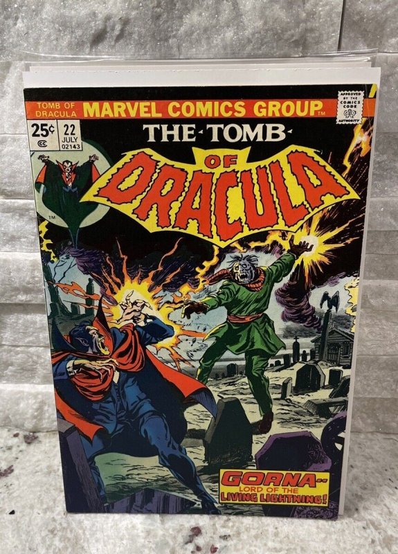 Tomb Of Dracula #22 Gorna Lord Of The Lightning Marvel Comics 1974 Mid Grade