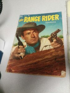 The Range Rider #404 (#1) 1952 Dell Comics golden age precode western flying a's