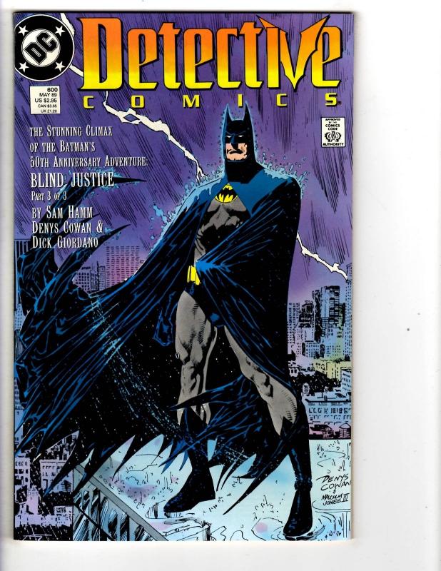 5 Detective Comics DC Comic Books # 599 600 601 602 603 Batman Etrigan Robin CB1