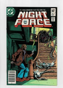 Night Force #8 (1983) NEWSSTAND Another Fat Mouse 4th Buffet Item! (d)