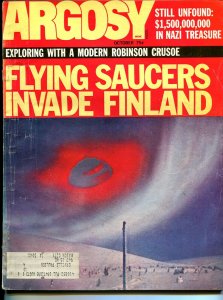 Argosy 10/1971-Popular-Flying Saucer issue-exploitation-pulp fiction-VG