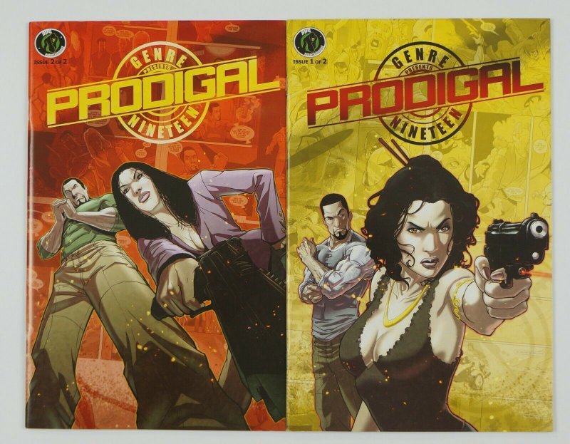 Prodigal: the Egg of First Light #1-2 VF/NM complete series - bad girl with gun