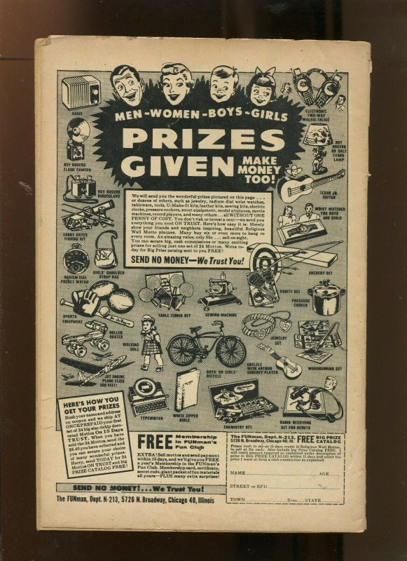 SPORTS THRILLS #12 (3.0) LB COLE! 1950