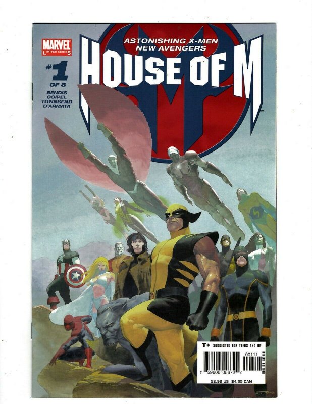 10 House Of M Marvel Comic Books # 1 2 3 4 5 6 7 8 + Day After 1 + Secrets 1 HY5