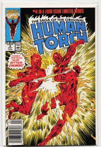 Saga of the Original Human Torch #4 (1990) Human Torch