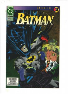 Batman #496 VF+ 8.5 DC Comics Knightfall pt.9 Bane, vs. Scarecrow & Joker