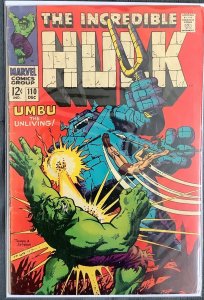 The Incredible Hulk #110 (1968, Marvel) FN