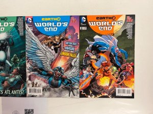 4 Earth 2 DC Comic Books # 2 3 4 5 Superman Batman Wonder Woman Flash 115 JS44