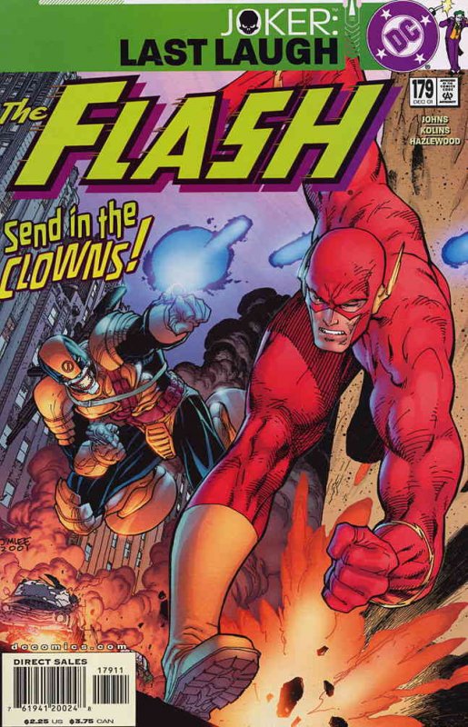 Flash (2nd Series) #179 VF/NM ; DC | Jim Lee Joker Last Laugh