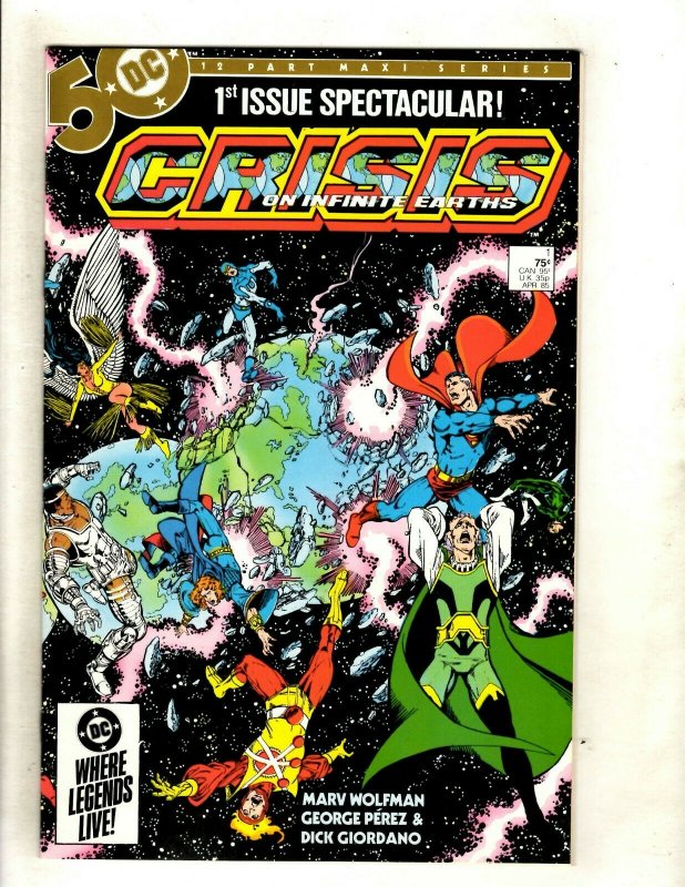 Crisis Infinite Earths Complete DC Comics Series #1 2 3 4 5 6 7 8 9 10 11 12 HJ9