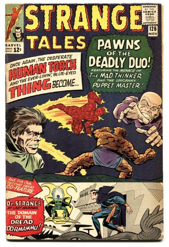 Strange Tales #126 Marvel 1964- Dr Strange - 1st Dormammu - FN