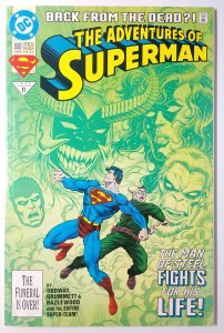 Adventures of Superman #500 (9.4, 1993) 1st app of John Henry (Steel), Superb...