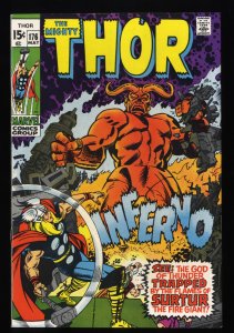 Thor #176 VF+ 8.5 Marvel Comics