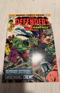 Defenders #18 origins  and 1st wrecking crew VF
