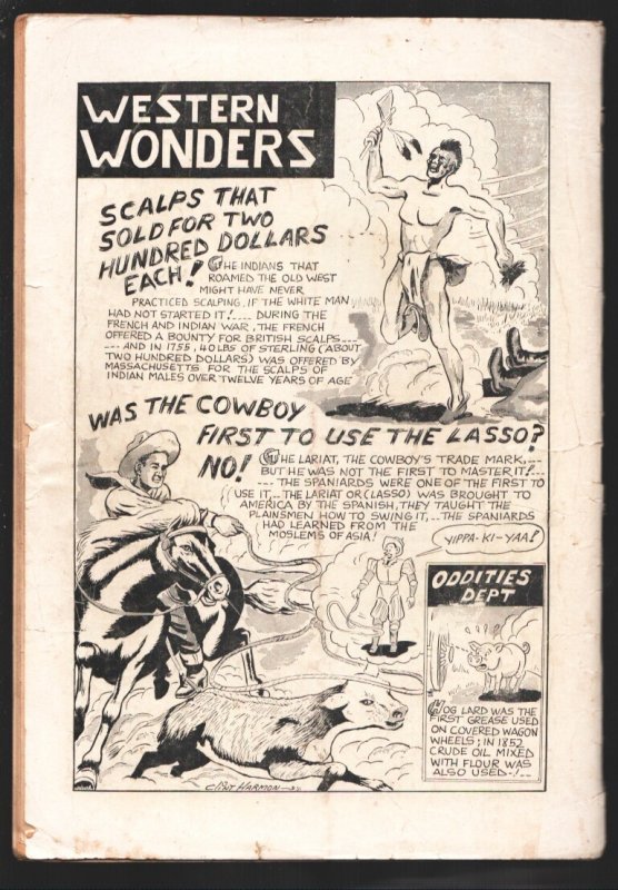 Adventures of Sunset Carson #4  1951 - Charlton  -VG - Comic Book