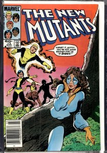 The New Mutants #13 Newsstand Edition (1984) New Mutants [Key Issue]
