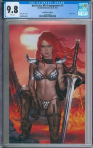 Dynamite Entertainment Red Sonja: The Superpowers #1 (B) CGC 9.8 Virgin Cover