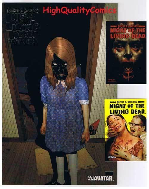 NIGHT of the LIVING DEAD 1, Just a Girl, NM+, George Romero, 2007, COA, Limited