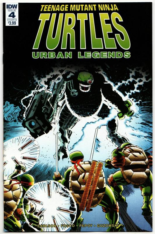 TMNT Teenage Mutant Ninja Turtles Urban Legends #4 Cvr B (IDW, 2018) NM