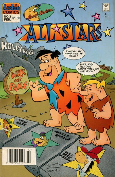 Hanna-Barbera All-Stars #3 (Newsstand) FN ; Archie | Flintstones Hollywood Sign 