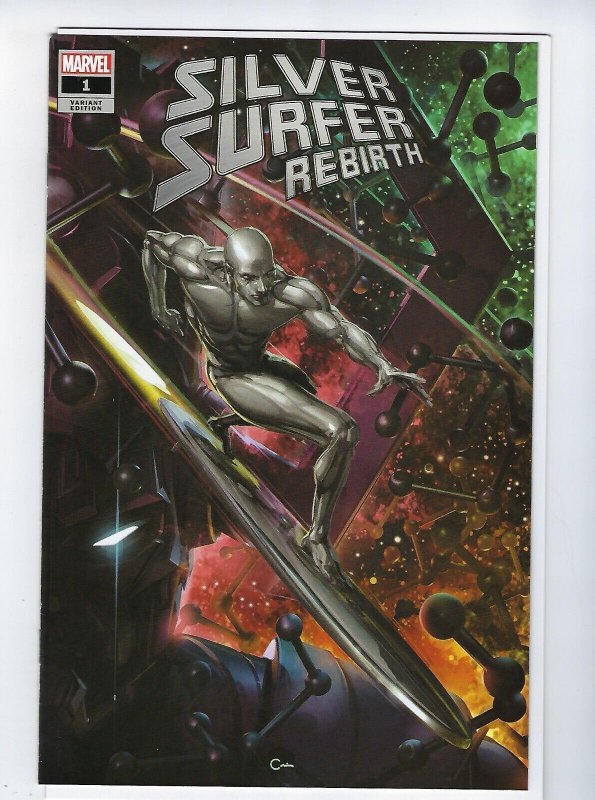 Silver Surfer Rebirth #1 Clayton Crain Trade Dress Exclusive Variant (2022) {NM}