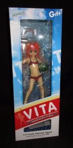 Vita Magical Girl Lyrical Nanoha The Movie 2nd A's Swimsuit PVC Statue - New!