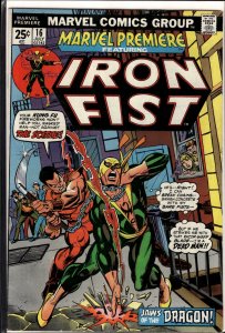 Marvel Premiere #16 (1974) Iron Fist [Key Issue]