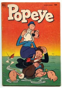 Popeye Comics #22 1952- Bud Sagendorf- Dell Golden Age VG-