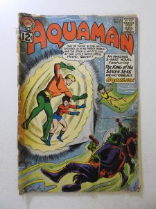 Aquaman #4 (1962) PR  moisture stain, near book-length spine split, tape stains