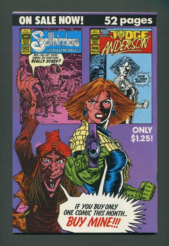 Judge Dredd #4  / 9.2 NM- /  January 1987