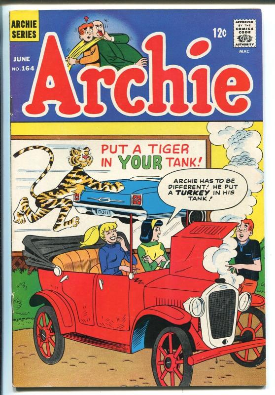 Archie #164 1966-MLJ/Archie-Tiger in your tank cover-VG