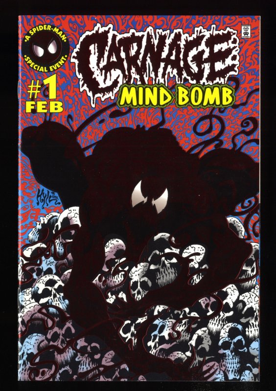 Carnage: Mind Bomb #1 NM+ 9.6 Red Foil Cover!