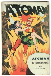 Atoman #2 (1946) Jerry Robinson artwork