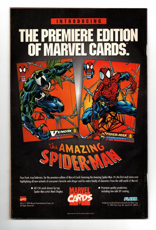 AMAZING SPIDER-MAN #389 (1994) MARK BAGLEY | DIRECT ED. | ORIGIN OF CHAMELEON