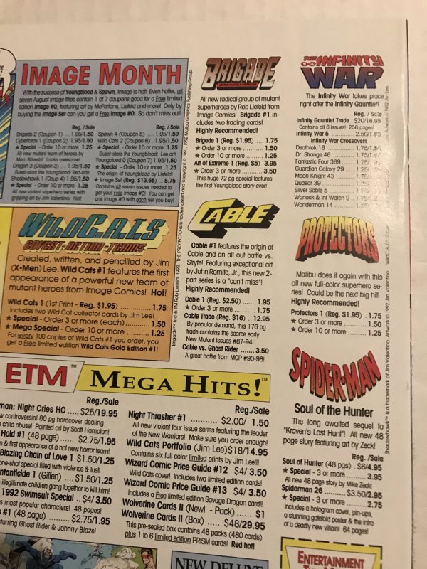 SPAWN #2 : Image 6/92 NM-; 1st appearance Clown / Violator, Beautiful