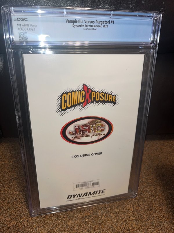 Vampirella vs Purgatori 1 Kyuyong Eom ComicXposure Variant CGC Graded 9.8