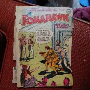 Tomahawk #19 DC Golden Age Comics 1953 Red Man's Revenge Pre-Code Western hero