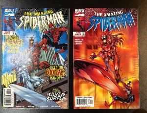 (1998) Amazing Spider-Man #430-431 COSMIC CARNAGE! SILVER SURFER Appears!