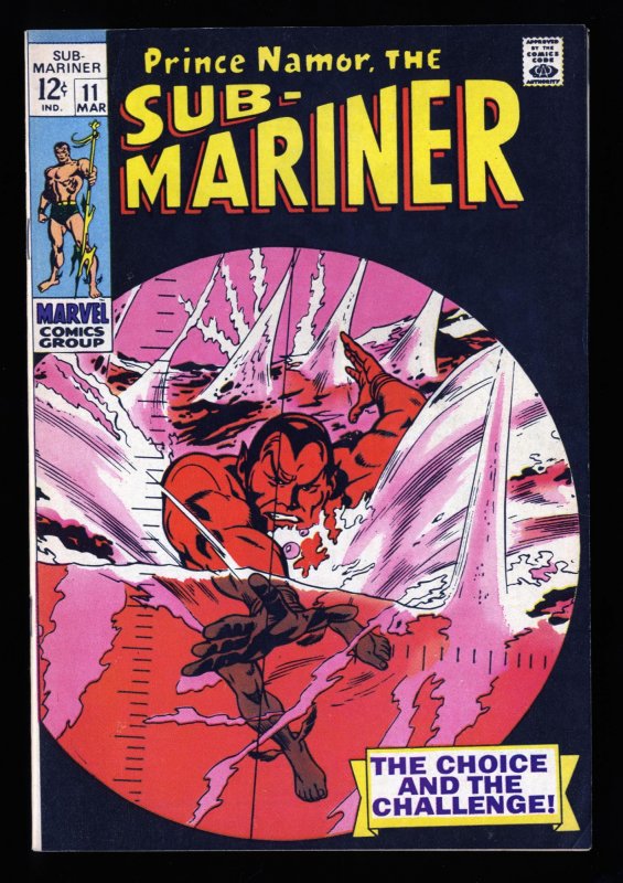 Sub-Mariner #11 VF+ 8.5 Marvel Comics