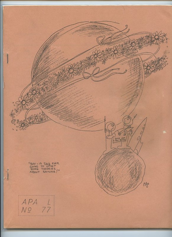 APA-L #77 – Fanzine from the Los Angeles Science Fantasy Society (April, 1966)