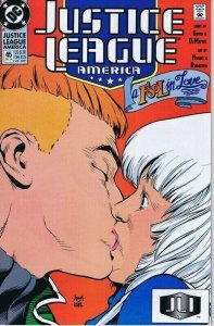 Justice League America #45 ORIGINAL Vintage 1990 DC Comics  