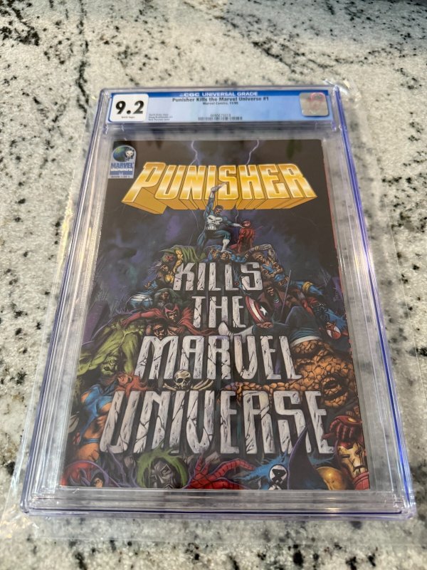 Punisher Kills The Marvel Universe # 1 CGC Graded 9.2 Marvel Comic Book 1st JH24