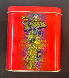 METALLIC IMPRESSIONS X-MEN COLLECTOR CARDS LIMITED EDITION TIN (Complete) 1996