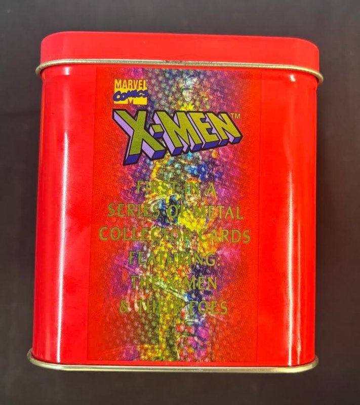 METALLIC IMPRESSIONS X-MEN COLLECTOR CARDS LIMITED EDITION TIN (Complete) 1996