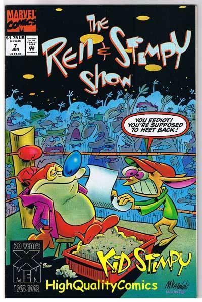 REN & STIMPY SHOW #7, NM, Boxing, Boxer, Kid Stimpy, more RSS in store